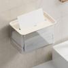 Wall Mounted Tissue Dispenser Transparent Napkin Holder High-Quality Tissue Box  Bathroom