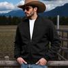 Men's Western Cowboy Hunting Autumn New Best Selling Fashion Loose Versatile Suede Zip Jacket Coat