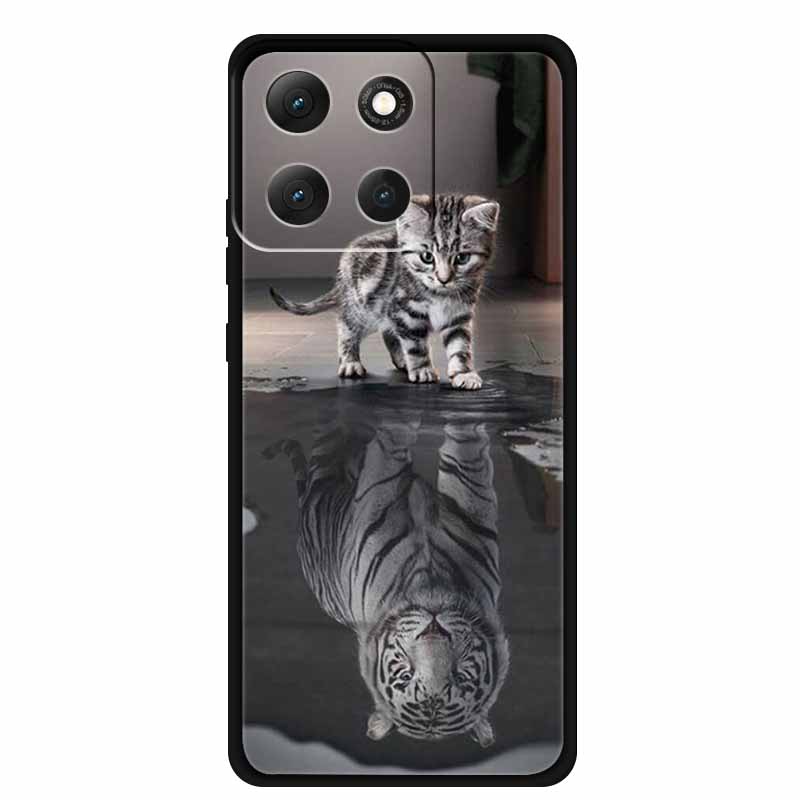 

Чехол для Motorola Moto G86 Power 5G G 86 Power Мягкий ТПУ Силиконовые Задние Крышки Для Moto G86 Power Животные Расписной Тигр Лев Чехол Moto G86 Power