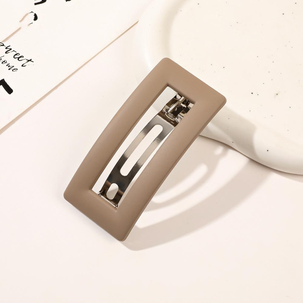 Korean Matte Spring Hair Clip Claw Elegant Hairgrips Ponytail Holder Barrettes For Women Girls Hairpins Fashion Hair Accessories