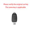 Zinc Alloy Car Smart Remote Key Case Cover Protector Holder Shell for FAW Besturn X80 2018 2019 2020 2021 Keychain Accessories