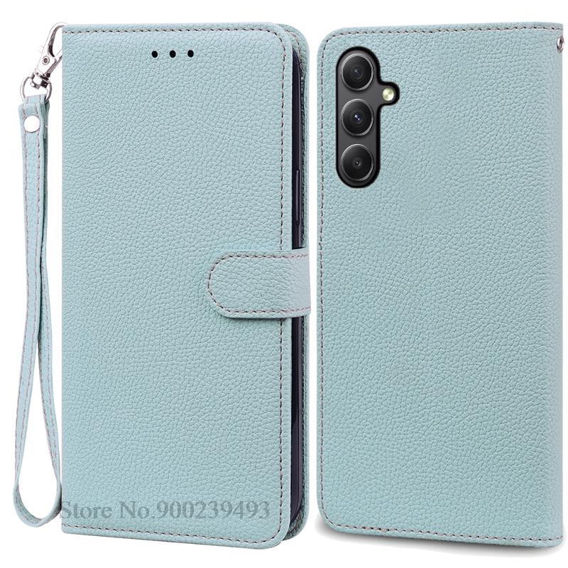 Für Samsung Galaxy M35 Hülle Leder Brieftasche Flip Handyhülle Für Samsung M35 5G Hülle Coque Fundas Für Samsung M35 SM-M356B Hülle