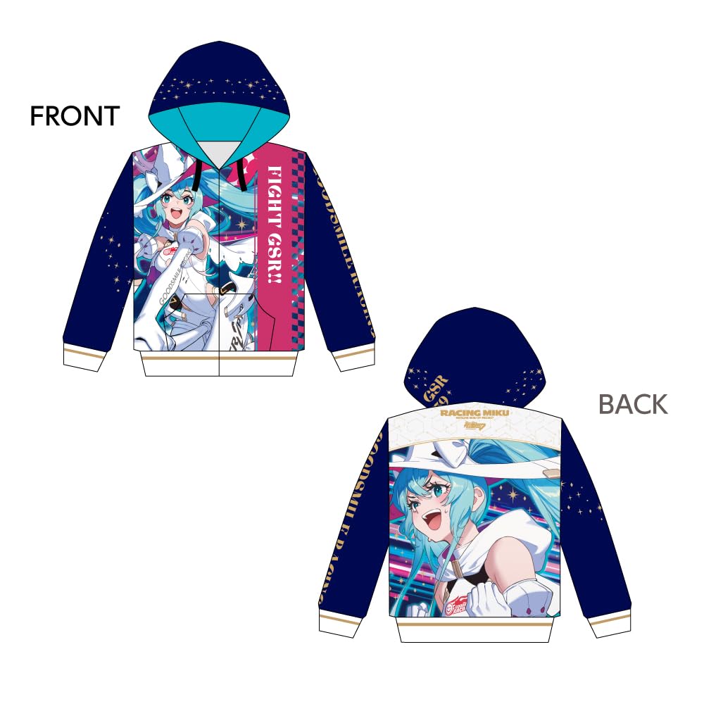 

Racing Miku 2024 Full Graphic Hoodie Ver. т.2 (Размер XL)