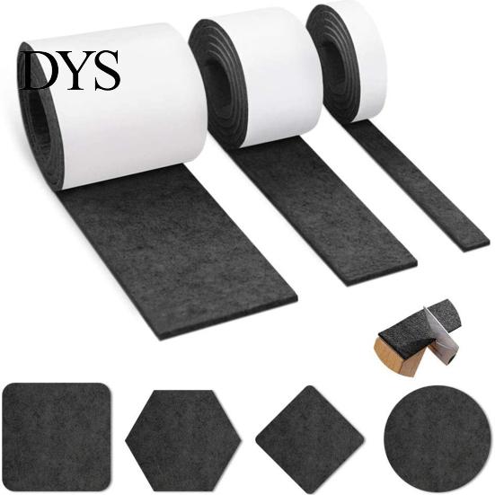 Foot Pads 3Pcs Felt Safe Widely Used Self-adhesive Anti-skid Dust-proof Noise Furniture Tape Elimination Wear Resistance Home Accessories Chair