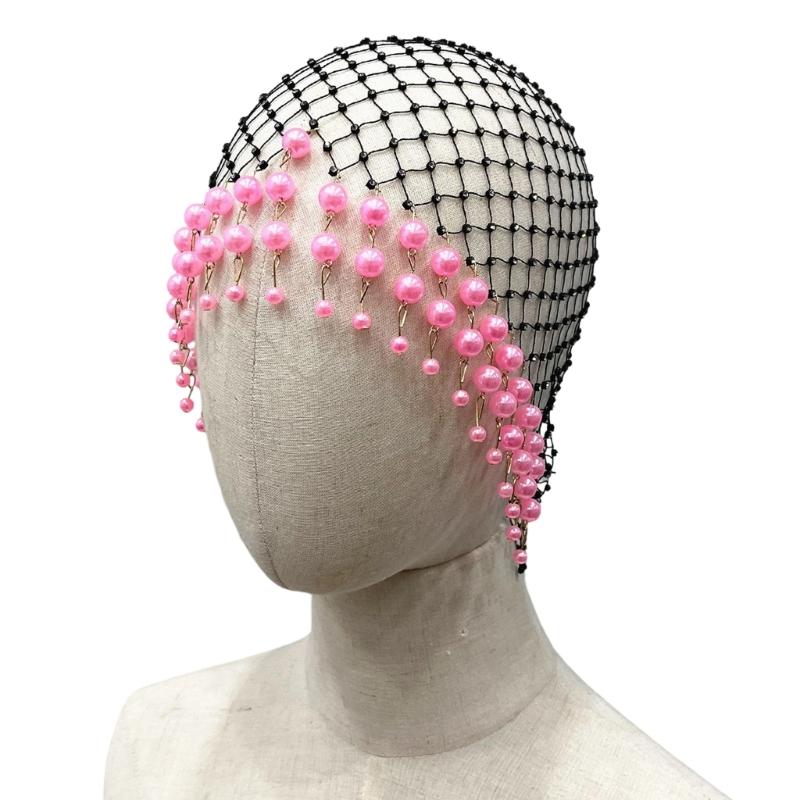 Elegant Tassels Headpiece Featuring Intricate Hollow Design Suitable for Fashion Brides and Festival Attendees Present