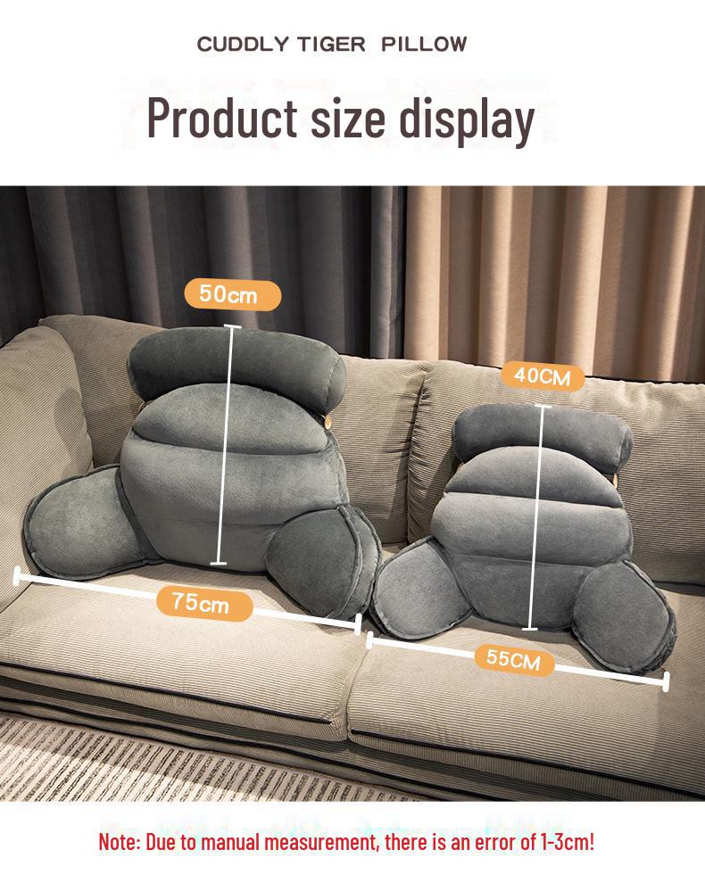 Stilvolles Rückenkissen und Taillenkissen für das Sofa, den Schlafsaal oder das Arbeitszimmer