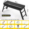 ZISIZ Portable Folding Charcoal BBQ Grill