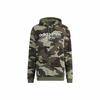 Camouflage Pullover Hoodie for Men - Olive Color