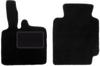 Black Front Floor Mats For: Smart ForTwo I with Paw (1998-2007)