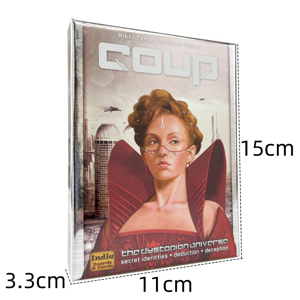 Indie Boards and Cards | Coup | Card Game | Ages 14+ | 2-6 Players | 15 Minute Playing Time