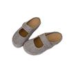 Spring New Half-drag Single Shoes Women's Korean Version Outside Wear High-end Muller Shoes Comfortable Thick-soled Heightening Boken Casual Shoes