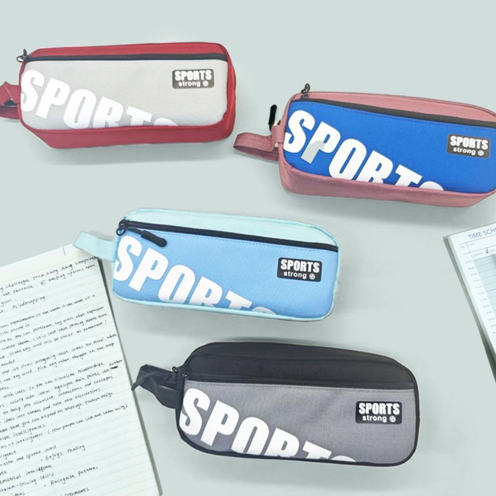 Large Capacity Stationery Bag Students Pencil Case Personality Pen Pouch Student Writing