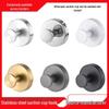 Black Stainless Steel No-Drill Suction Cup Hook for Bedroom, Bathroom, Coat, and Hat - Nordic Style Nail-Free Clothes Hook.