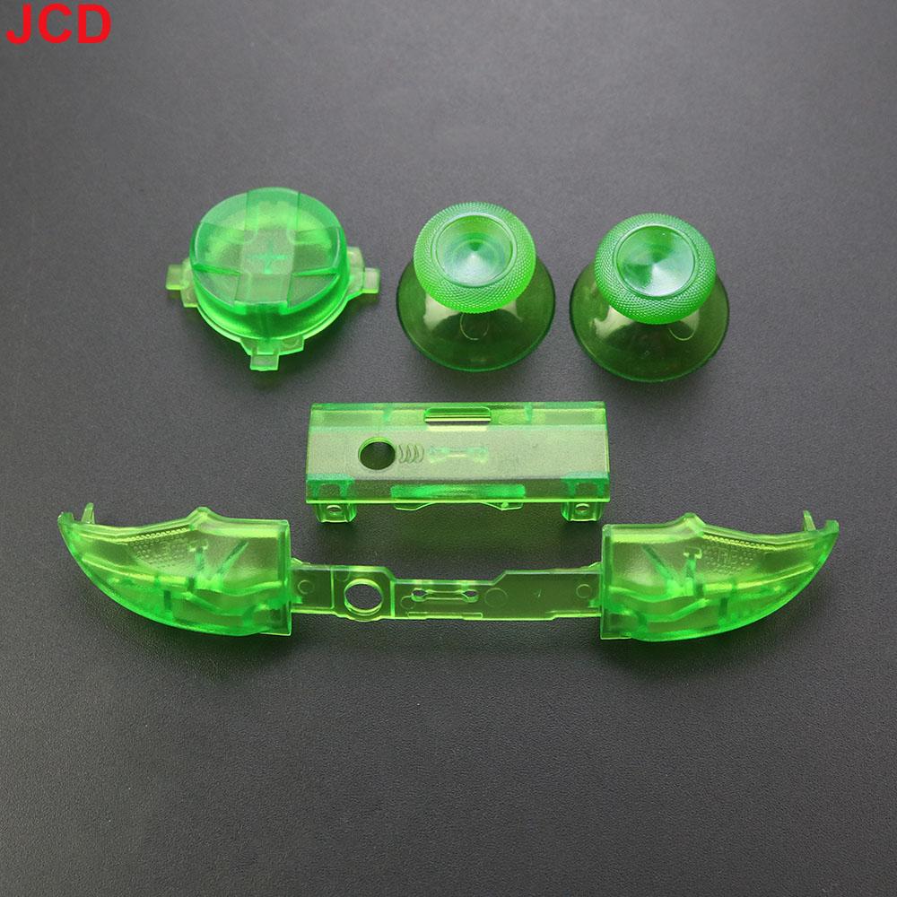 5in1 For Xbox Series X S Controller LB RB Button Strip Middle BaffleStrip Cross Direction Keys Analog Joystick Cap D-Pad Button