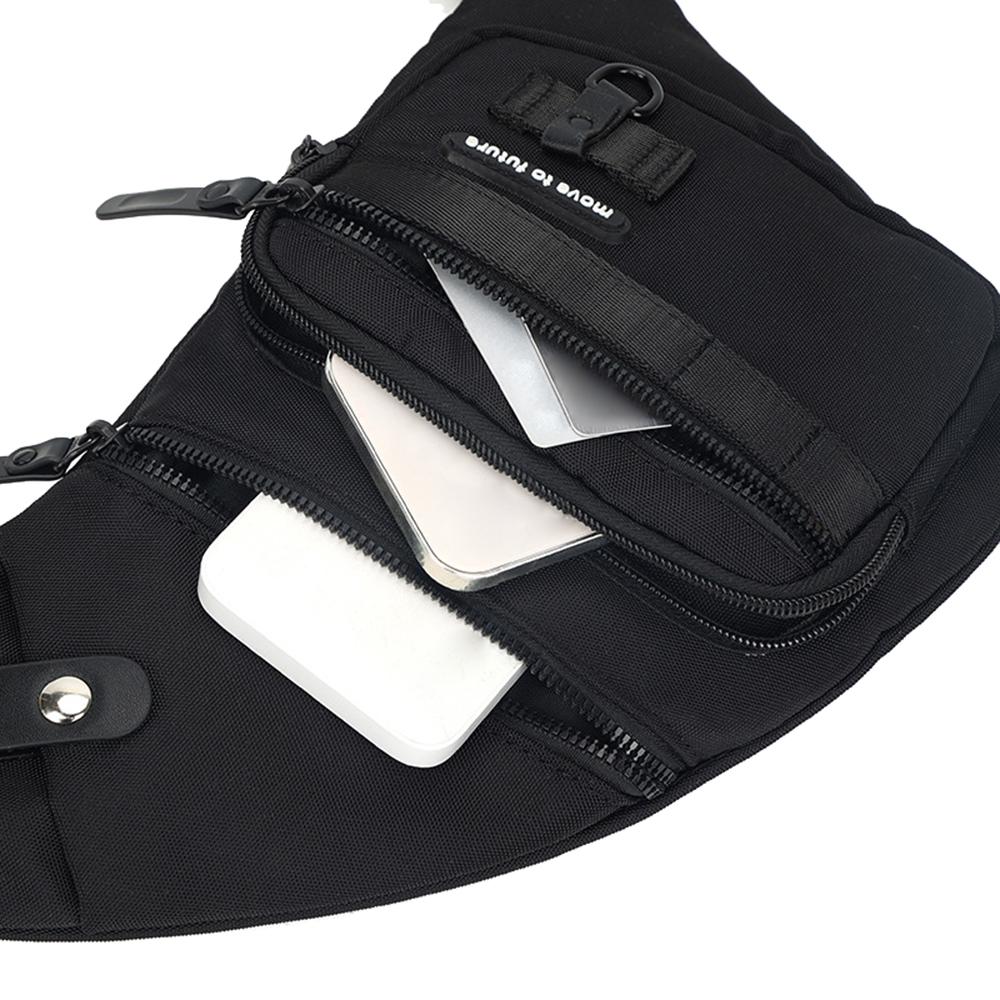 TOMSHOO Rucsac Sling Pachet Piept Geantă de umăr Geantă Crossbody pentru Bărbați Drumeții Călătorii Ciclism