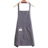 Breathable Stain-Proof Cotton Cooking Apron for Adults