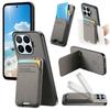 Für Xiaomi 17T Pro 5G 2026 Luxus Hülle Armor Leder Kartenhalter Etui für Xiaomi 17T Rückabdeckung Mi 17T 17 T Pro Funda