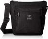 Anello TRACK ATH1812Z Vertical Shoulder Bag, A5 Size, Water-Repellent, Multi-Storage, Black
