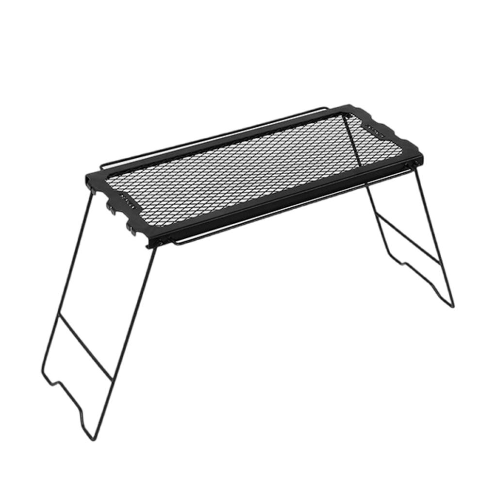 Light Weight Camping Tables Cooking Grate Overfire Desk Folding Table Outdoor Picnic Desk for Fishing Picnic Barbecue