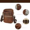 Echtleder Umhängetasche Retro Lässige Umhängetasche Outdoor Tragbare Aufbewahrungstasche Kleine Umhängetasche
