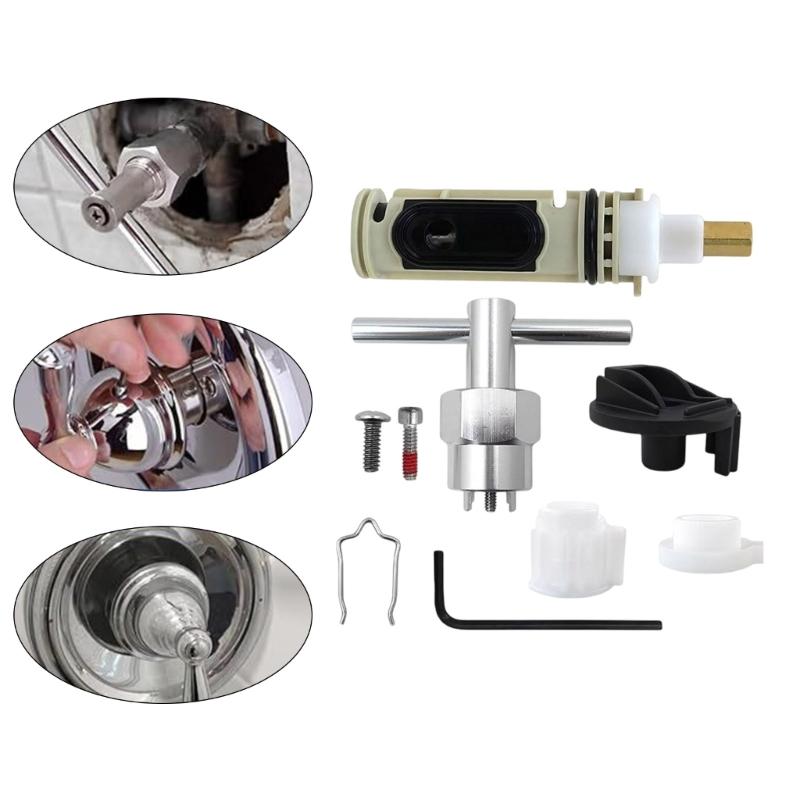 Single Handle Faucet Replacement Cartridge Kits Brass Stem Single Handle Posi Temp Faucet Cartridge Shower Part