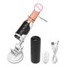 Dildo Riscaldante Vibrante Realistico Automatico per Donne Telecomando Punto G Con Ventosa Spinta Pene Giocattolo Sessuale Femminile