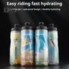 610ML Bicycle Water Bottle with Dustproof Lid Large Capacity Insulated Portable Lightweight Outdoor Travel Sports Cycling Squeeze Drinking Bottle