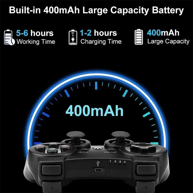 

Поддержка контроллера PS3 Беспроводной геймпад Bluetooth для PlayStation 3 Джойстик Консоль для PS3 Controle для ПК