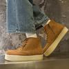 Fashion Autumn and winter men's shoes Fashion Designer Trendy Quality Style 38-46 Youth height increasing thick soled shoes high-top
