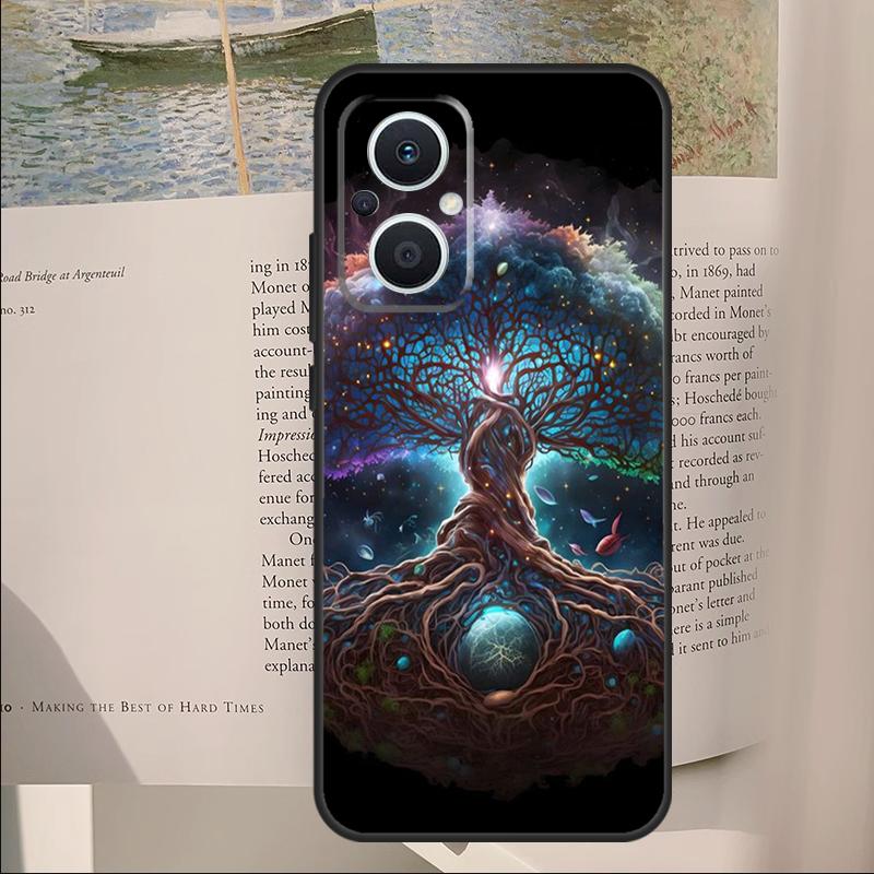 

Чехол с изображением Древа Жизни, Космической Галактики и Звезд для OPPO Reno 13F 11F 12F 14F 11 12 13 14 Pro 7 8 Lite, Чехол для OPPO Find X6 X5 X8 X9 Pro OPPO Reno11 F