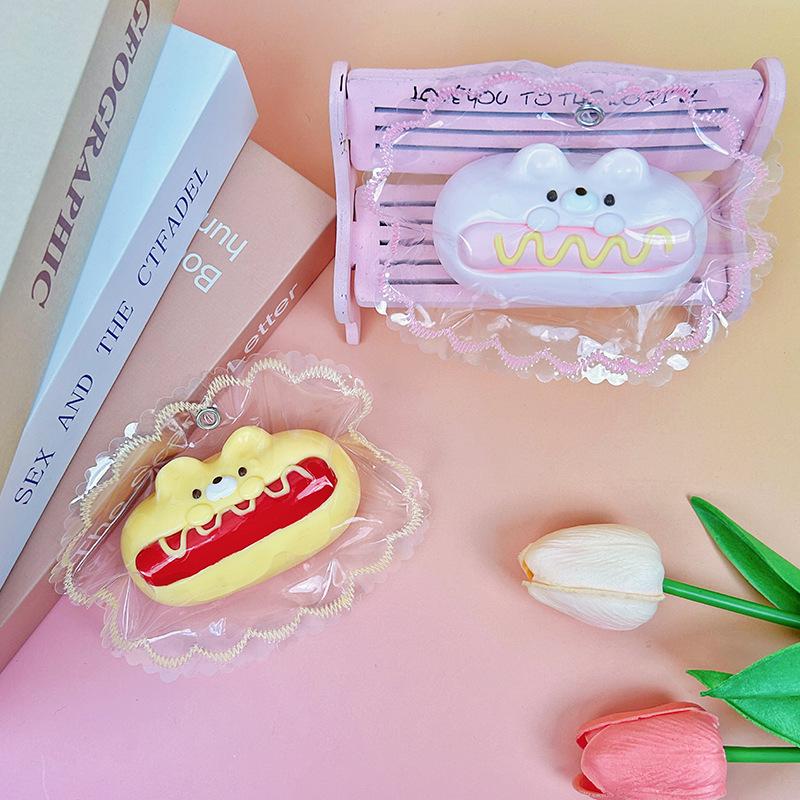 Handmade Silicone Little Bear Squeeze Toy for Stress Relief