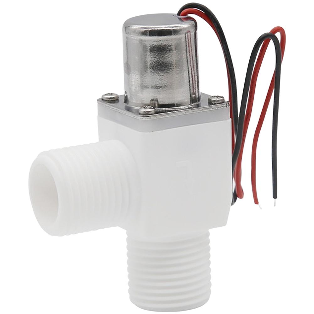 Bistable Pulse Solenoid Valve Plastic for Water Control with Automatic Operation and G1 2 Inch Connection Suitable for Toilets
