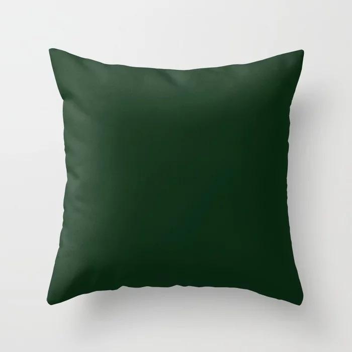 Modern Simple Solid Color Double-Sided Printed Pillow Cover Pillow Core Home Sofa Cushion Pillow Cover Premium