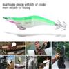 10cm 4 Colors Electric Luminous Bionic Shrimp Shape Saltwater Squid Fishing Lures