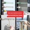 8-hole Retractable Window Drying Rack: Portable, Multi-functional Hanger and Clothesline.