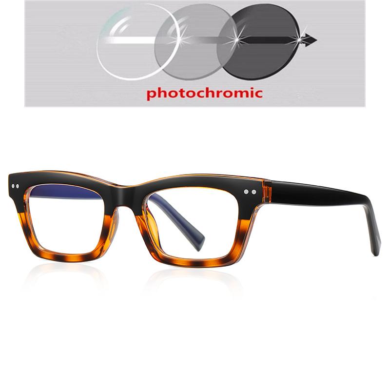 Thick Frame Square Myopia Glasses With Degree Women Men Anti Blue Rays Student Prescription Spectacles 0 -0.5 -0.75 To -6.0