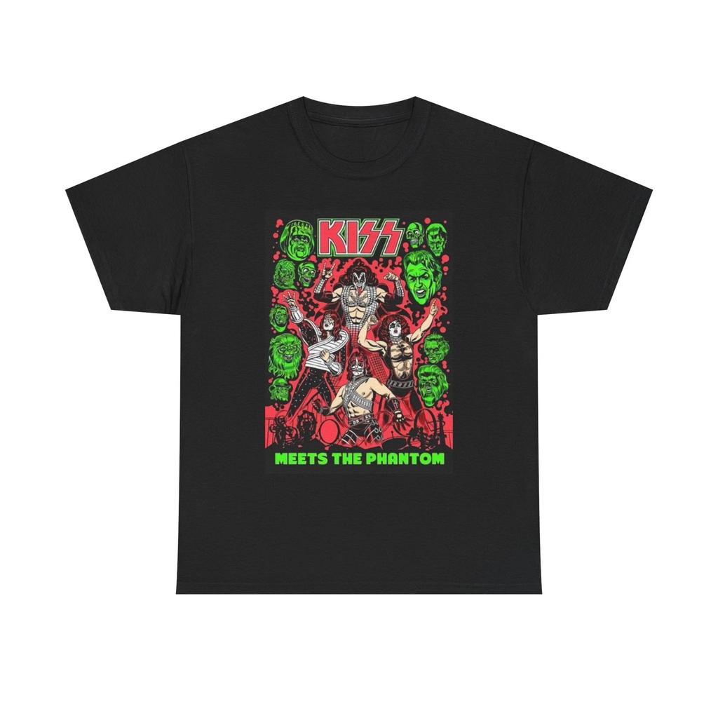 Kiss Graphic T Shirt Tour Merch Rock Vintage Unisex Heavy Cotton Tee