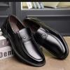 Real Soft Leather Men's Business Dress Leather Shoes Non-slip Breathable Soft Sole Work Leather Shoes Men's Trend
