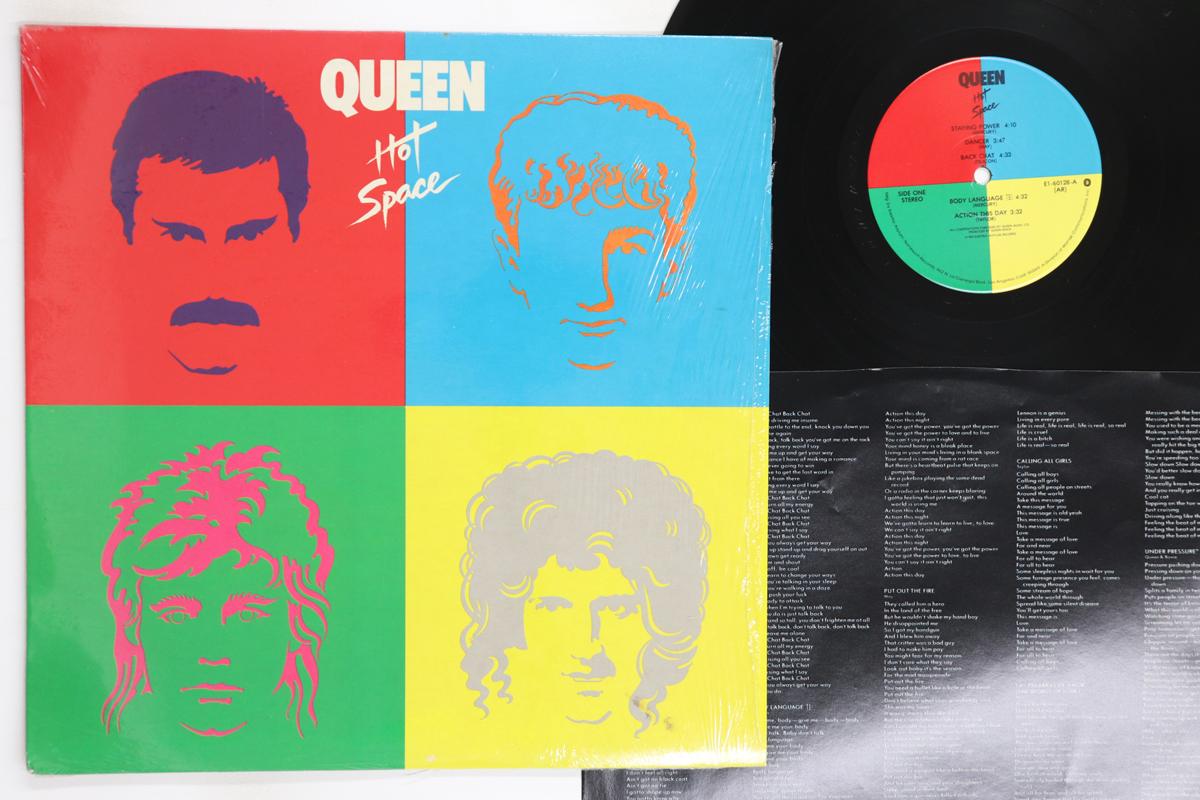 

LP Record QUEEN Hot Space E160128 ELEKTRA 1982 US Rock Used