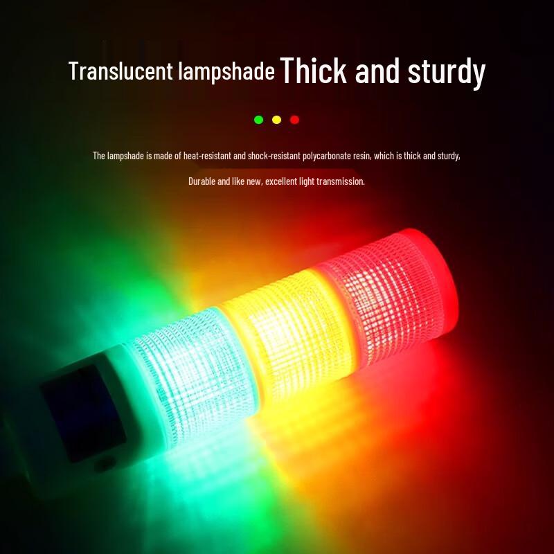 BERM 3-Color LED Industrial Warning Light
