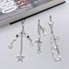 3 Pieces Alloy Phone Chain with Butterfly Star Charm Handmade Keychain Accessory Bag Pendant Decoration for Daily Use