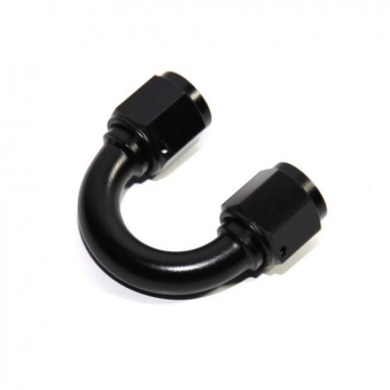 AN Female to AN Female 180 Degree Swivel Coupler Union Fitting Adapter Aluminum 4AN to -4AN