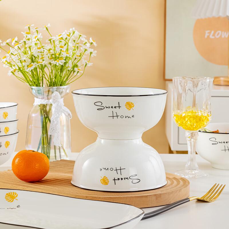 Ceramiczne miski na makaron i zupę Haoya Jingdezhen (Zestaw 4)