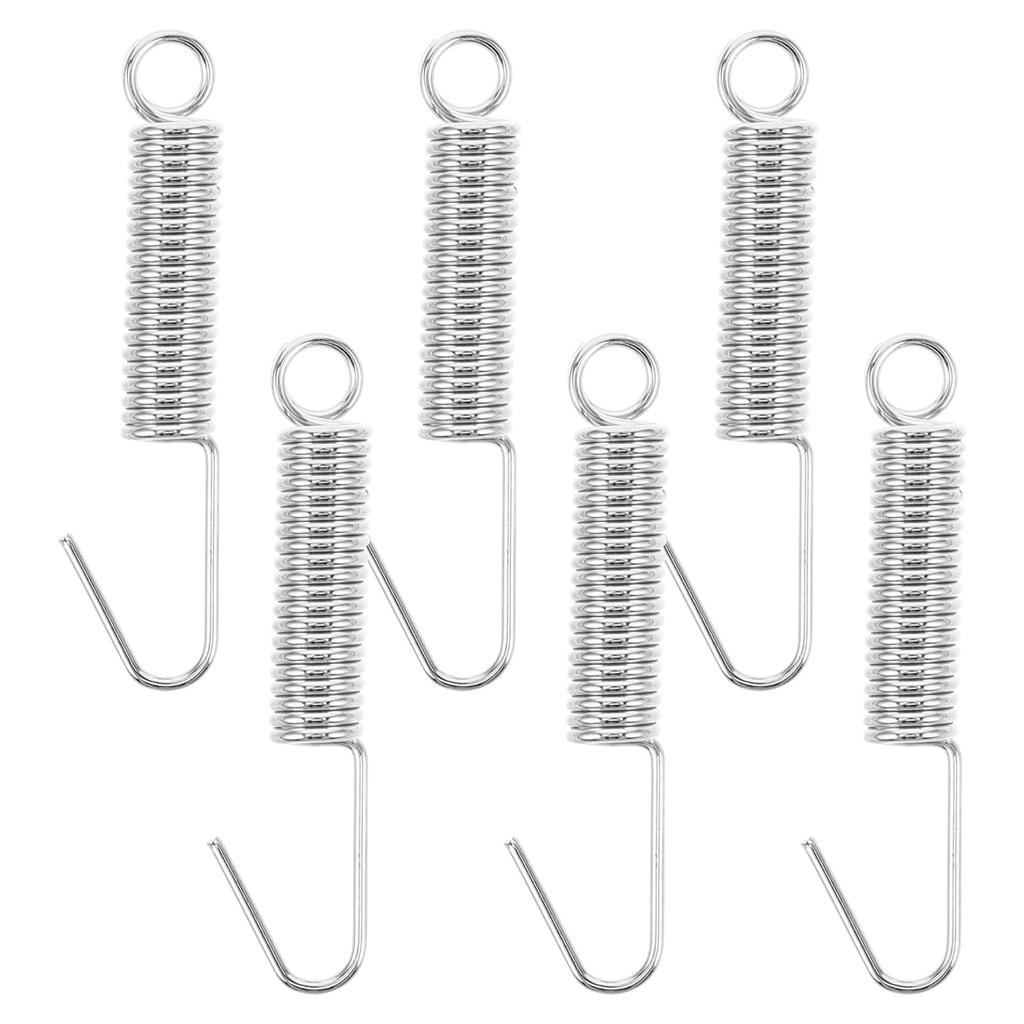 6pcs Exhaust Fan Tension Spring For Kitchen Bathroom Ventilation Replacement Clips Ceiling Wall-Mount Extractor Spring Set