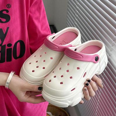 Scarpe da Giardino Donna Suola Spessa 2026: Ciabatte da Spiaggia Antiscivolo con Tacco Alto, Supporto per l'Arco Plantare e Design a Punta Chiusa