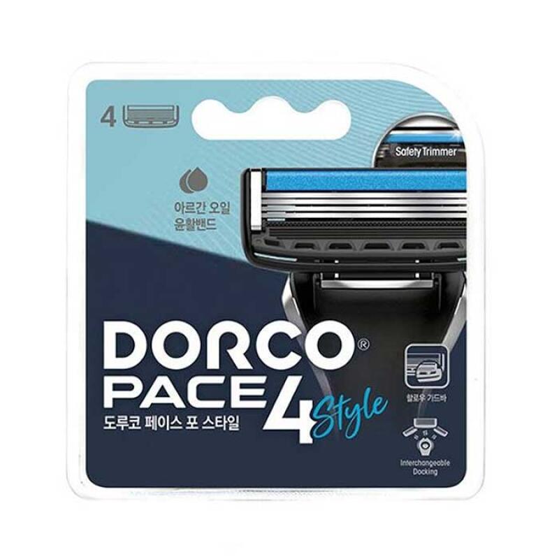 DORCO PACE4 Style Exclusive Razor Blades 4-Piece Set