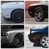 For Dodge Challenger 2008-2014 Clear & Smoked Lens LED Side Marker Lights Dual Row Amber Front Red Rear Side Fender Reflector