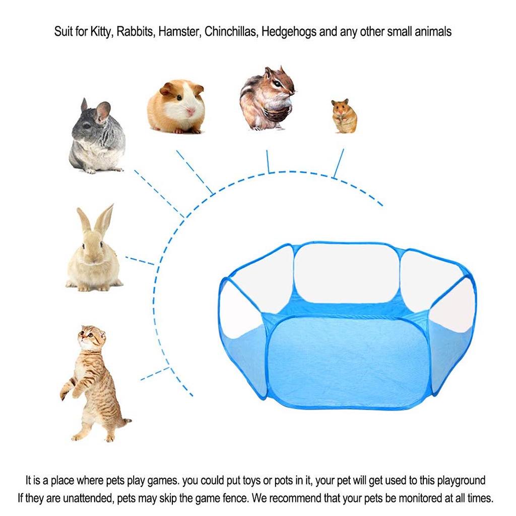 puppy playpen with hanging toys