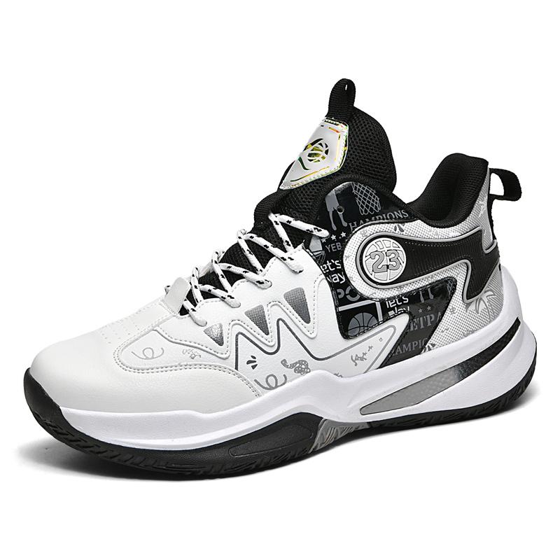 

36-45 Унисекс Кроссовки Мужские Сверхлегкие Светоотражающий Узор Пламени Большой Размер Спортивная Обувь 36 белый/чёрный