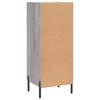 Vidaxl Cabinet, Sonoma Grey Oak, 34.5X34X90 Cm Material Wood-Based